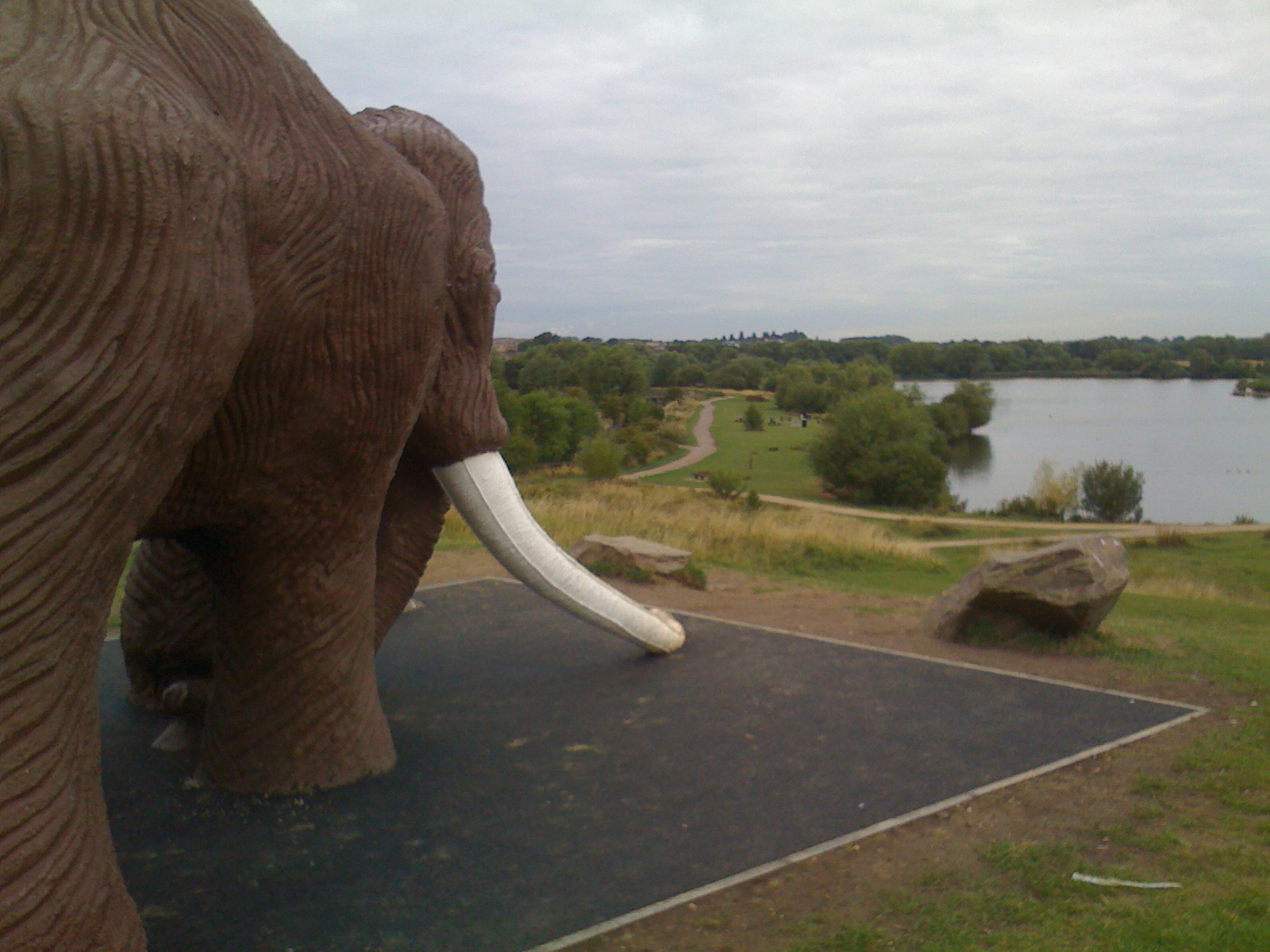 Mammoth wet pour playground surface installation