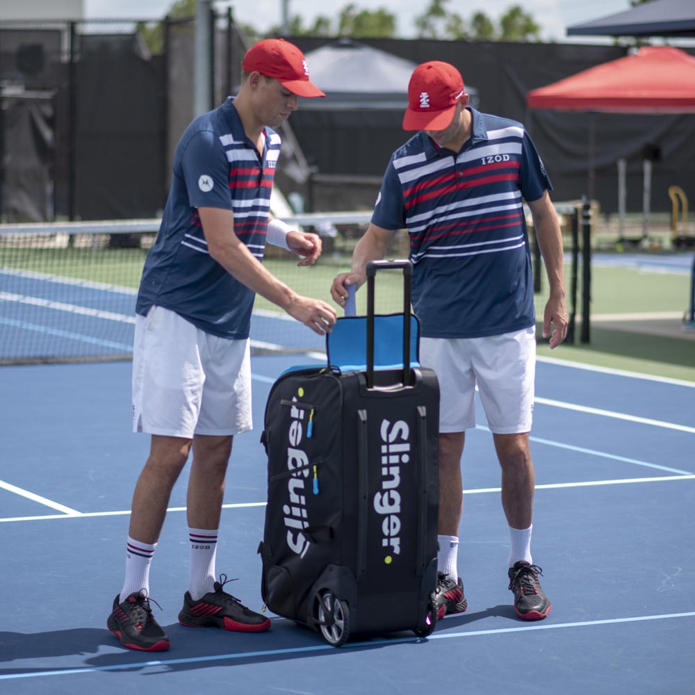 Slinger Bag Tennis Ball Machines Now Available